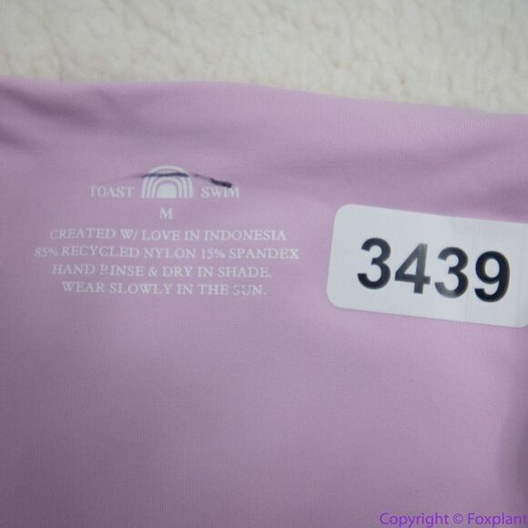 NEW Toast Swim Free People String Bikini Bottom, light purple lilac, M - Picture 8 of 15